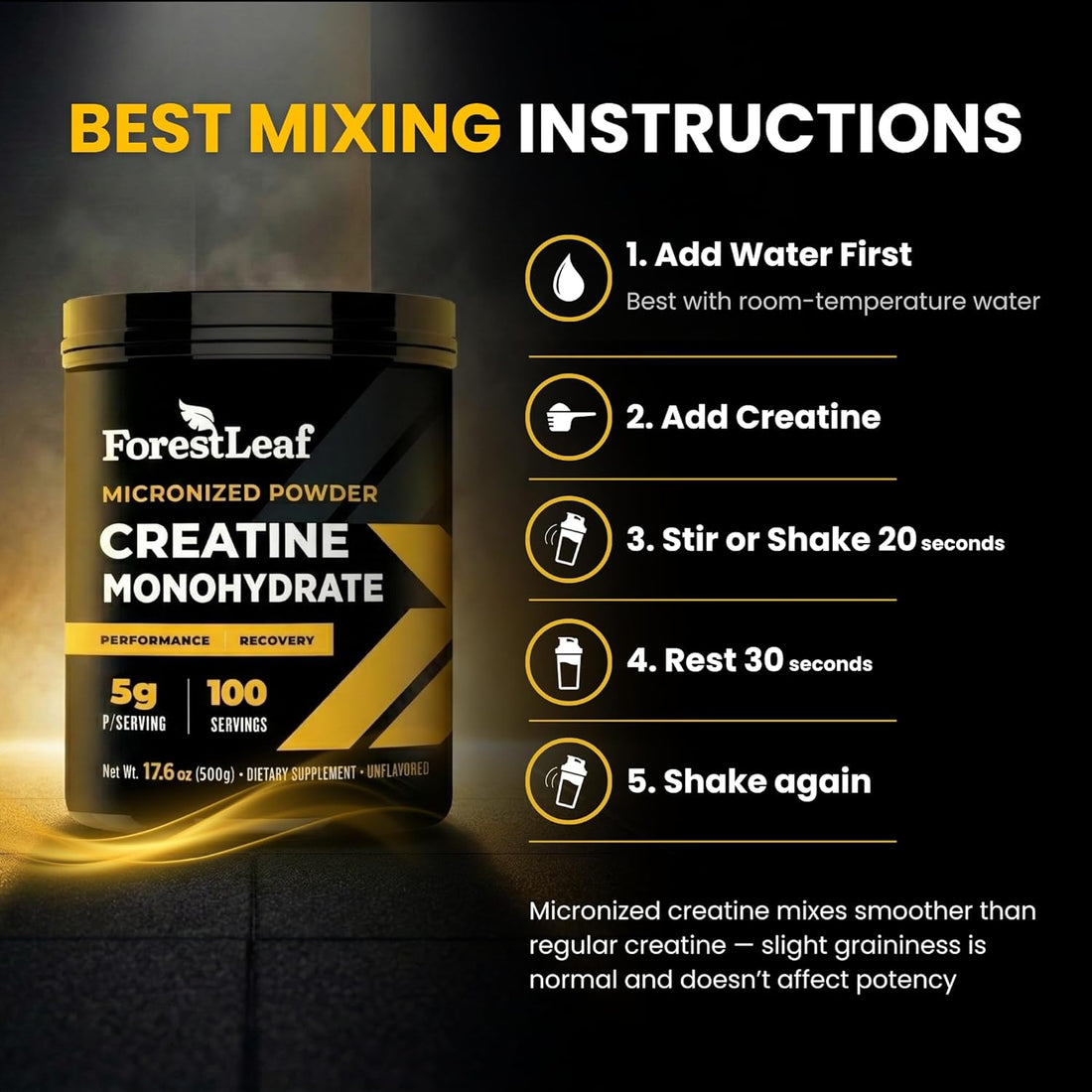 Micronized Creatine Monohydrate Powder