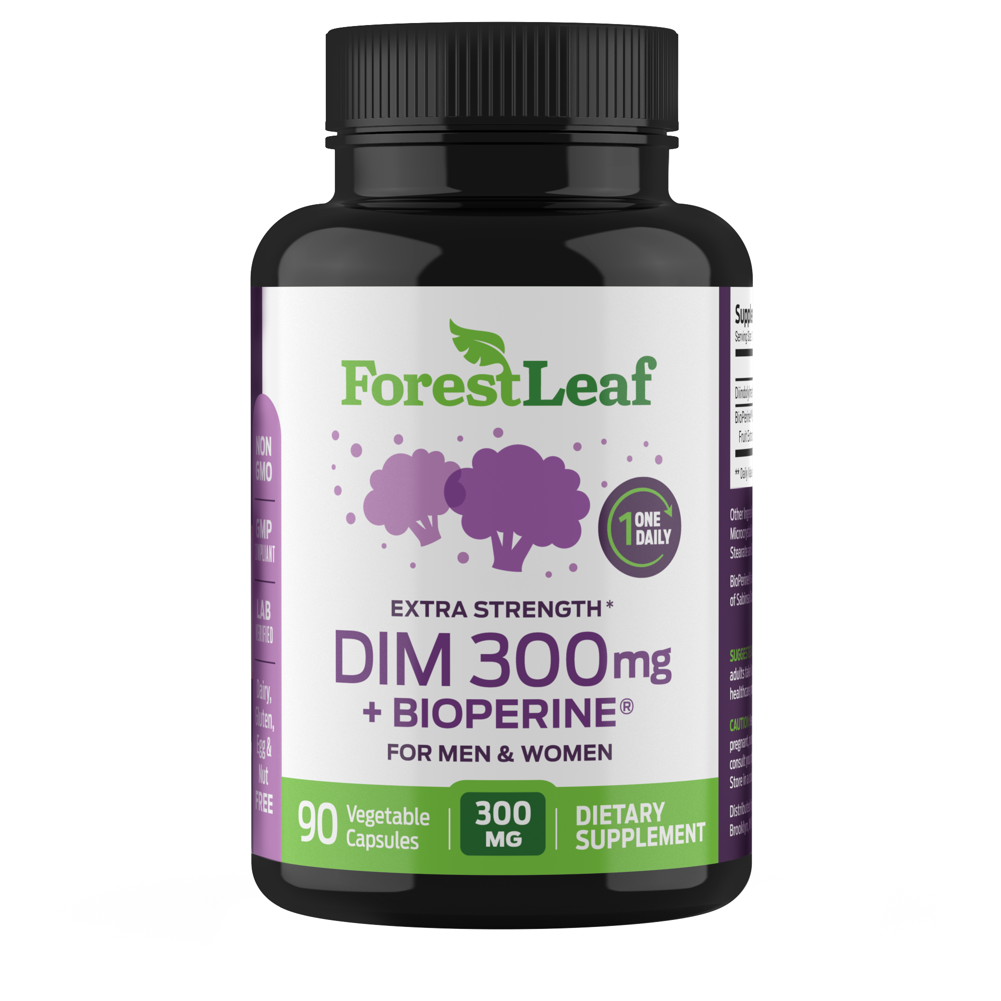 DIM 300mg + Bioperine for Men and Women