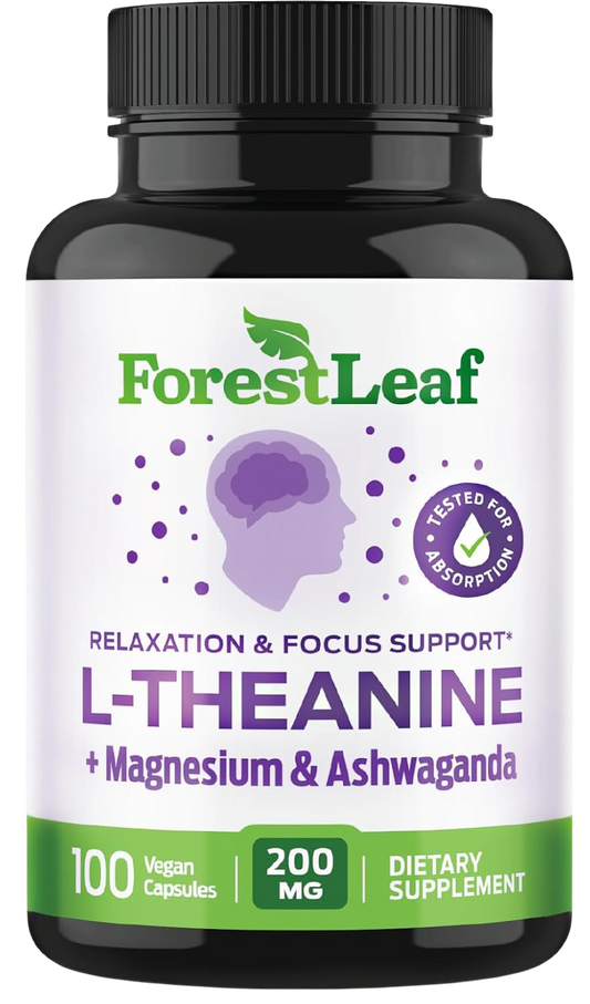 L-Theanine 200mg with Ashwagandha & Magnesium